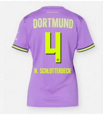 Borussia Dortmund Nico Schlotterbeck #4 Replika Tredje Tröja Damer 2026-27 Kortärmad